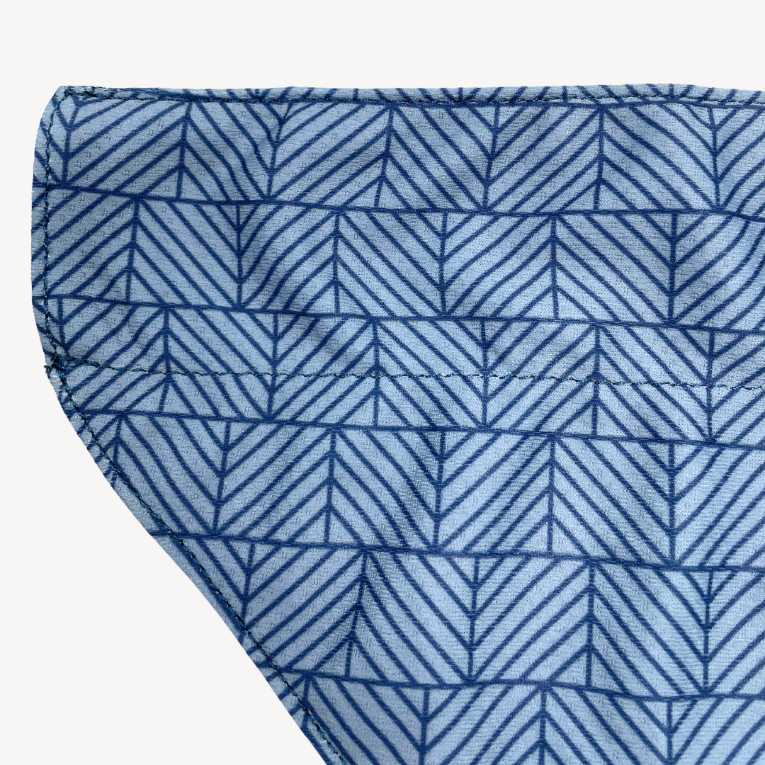 Denim - Blue - Bandana Dog