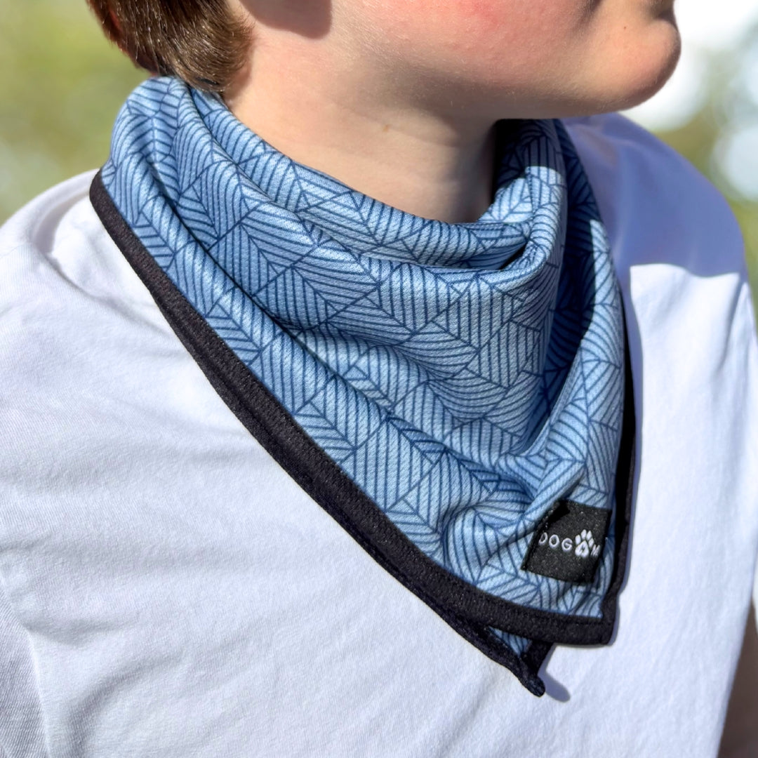 Denim - Blue - Matching Bandanas Set