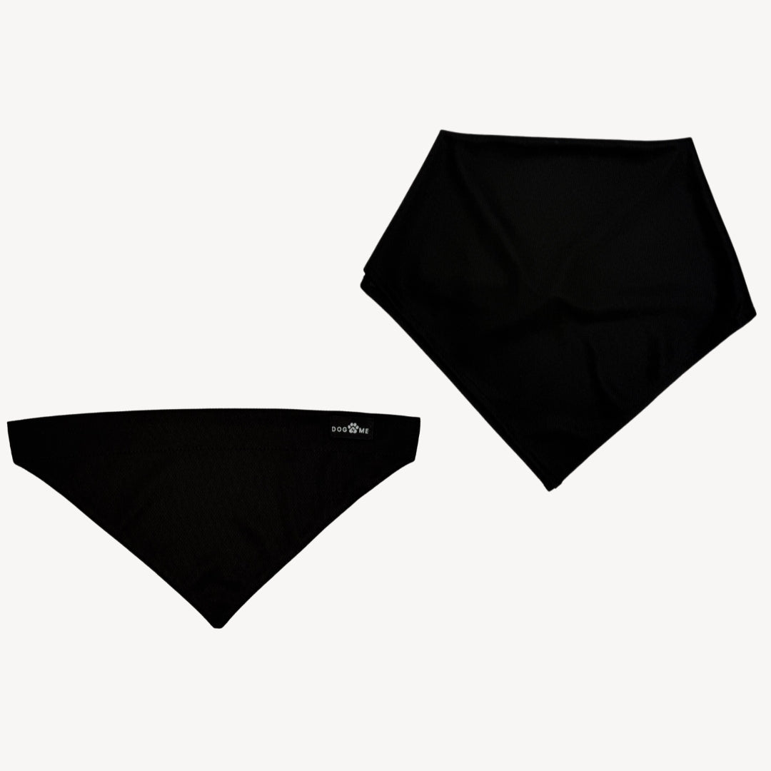 Solid - Black - Matching Bandanas Set