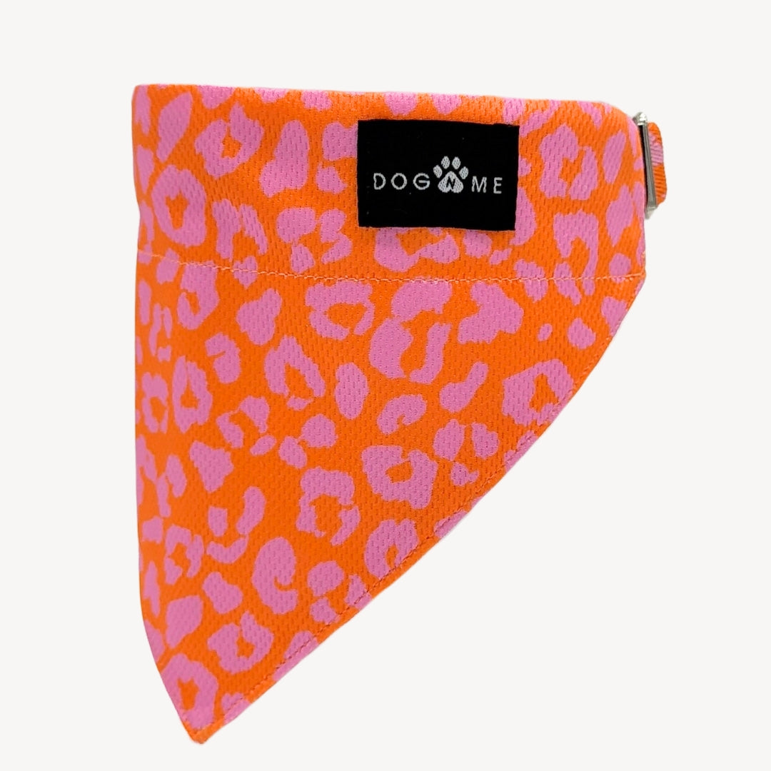 Panther - Orange/Pink - Matching Bandanas Set