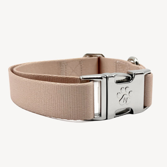 Solid - Sand - Dog Collar