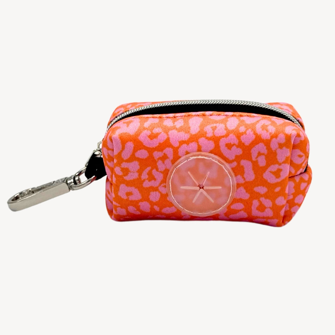 Panther - Orange/Pink - Poop bag holder