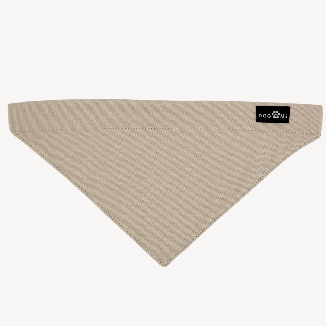 Solid - Sand - Bandana Dog