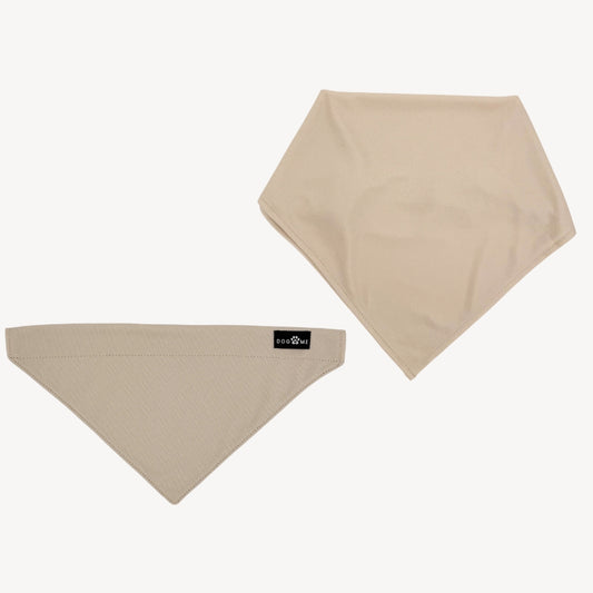 Solid - Beige - Set Matching Bandana